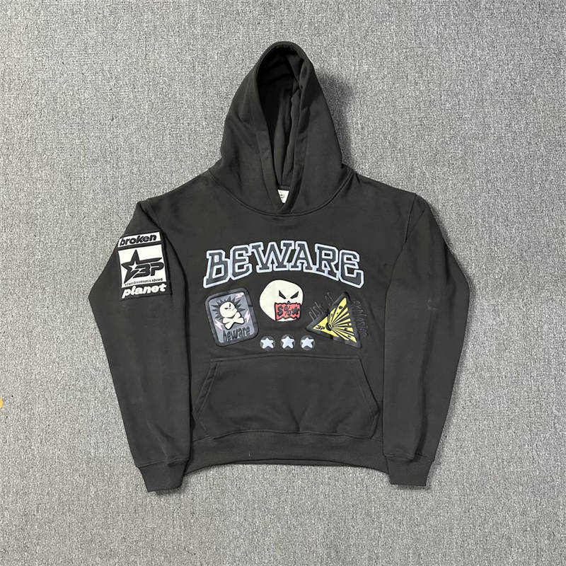 Broken Planet Beware Hoodie and Pants Brokenplanet Tracksuits