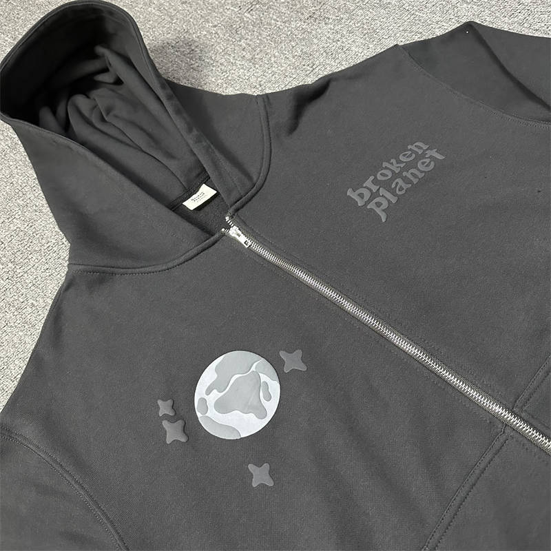 Broken Planet Spider Zip Up Hoodie