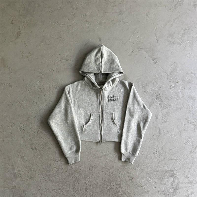 Women's Broken Planet Hoodie Basics Zip Up Sweatshirt