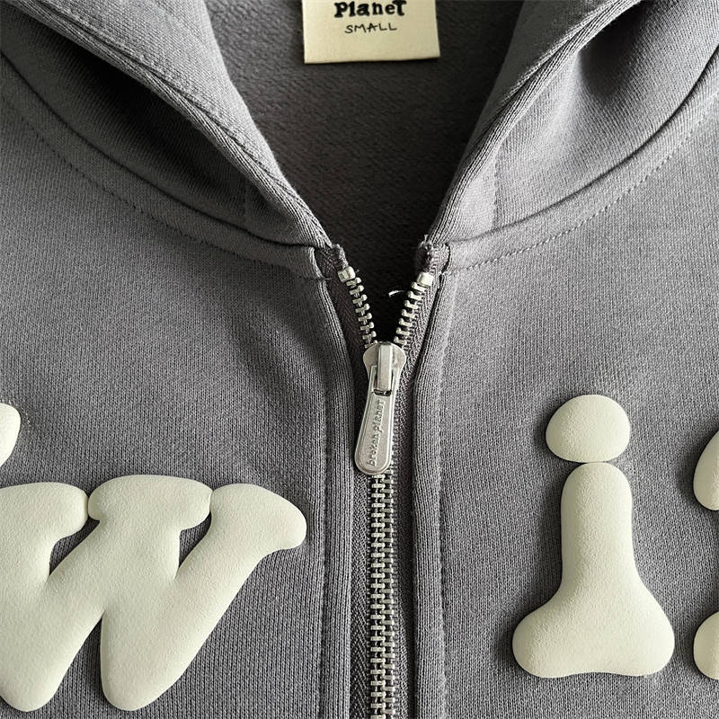 Broken Planet Twin Flames Zip Up Hoodie