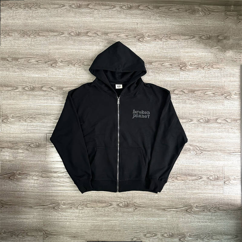 Broken Planet Basics Zip Up Hoodie