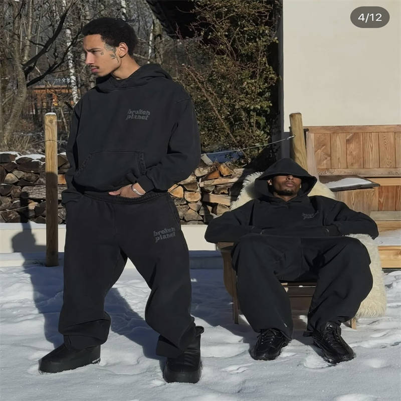 Broken Planet Tracksuit Basics Washed Hoodie and Pants
