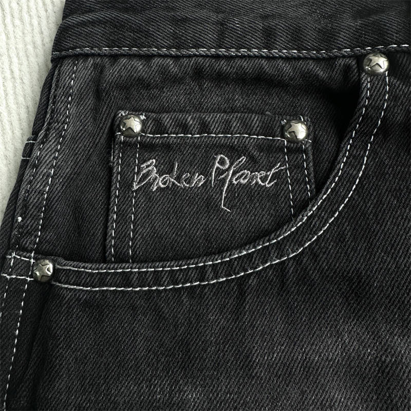 Broken Planet Denim Shorts