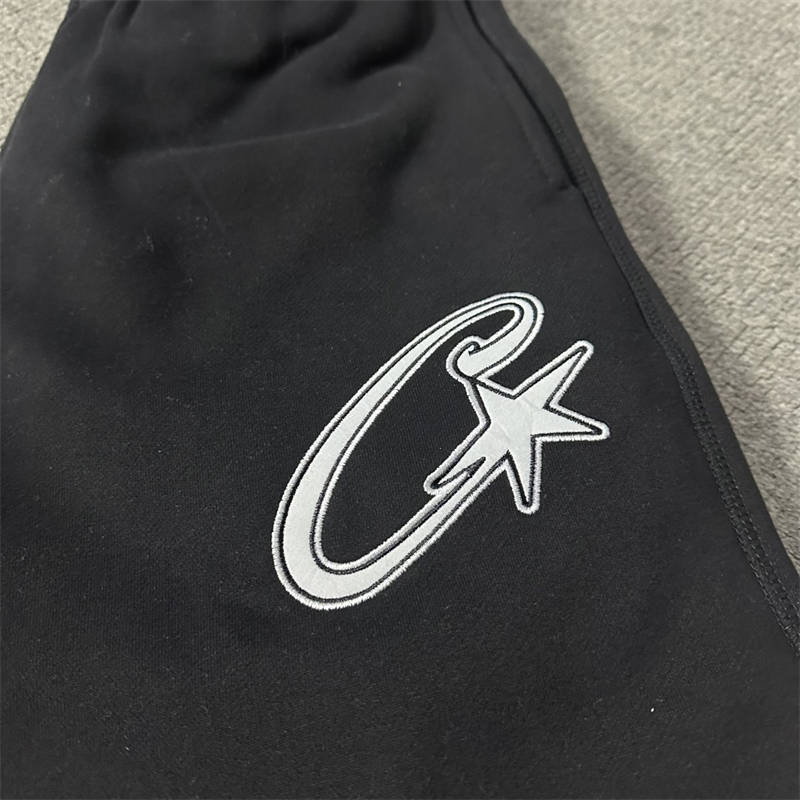 Corteiz Jumpers Crtz Satin C Star Appliqué Hoodie and Bottoms