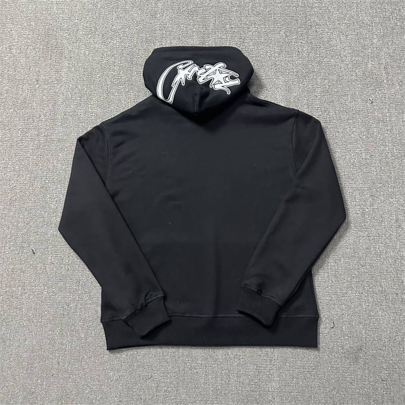 Corteiz Jumpers Crtz Satin C Star Appliqué Hoodie and Bottoms