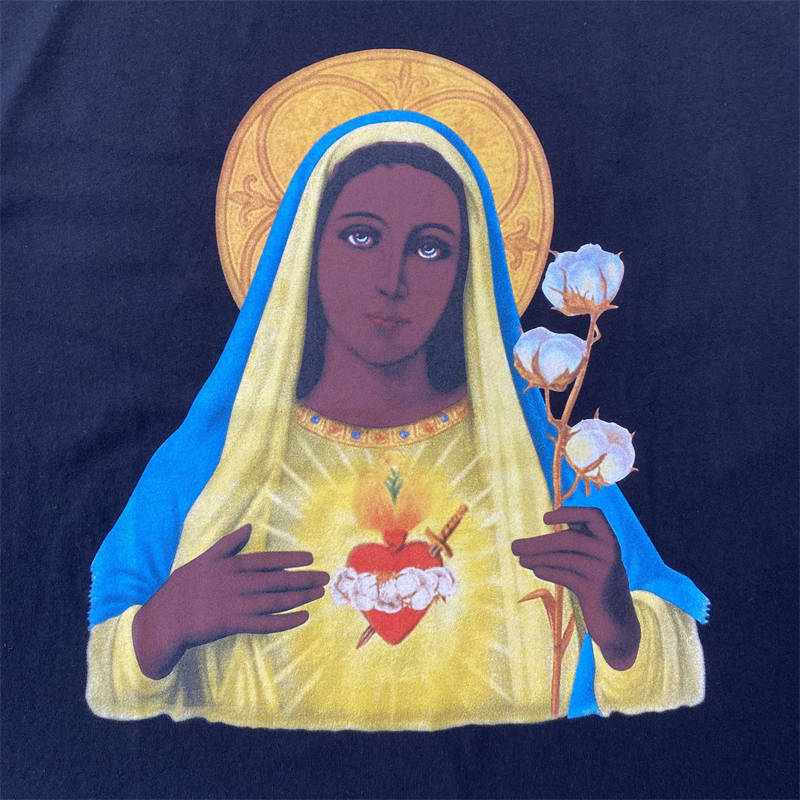 Denim Tears Black Saint Mary T Shirt