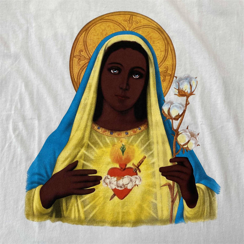 Denim Tears Black Saint Mary T Shirt