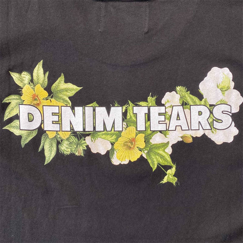 Denim Tears Jesus Crown Made of Cotton T Shirt