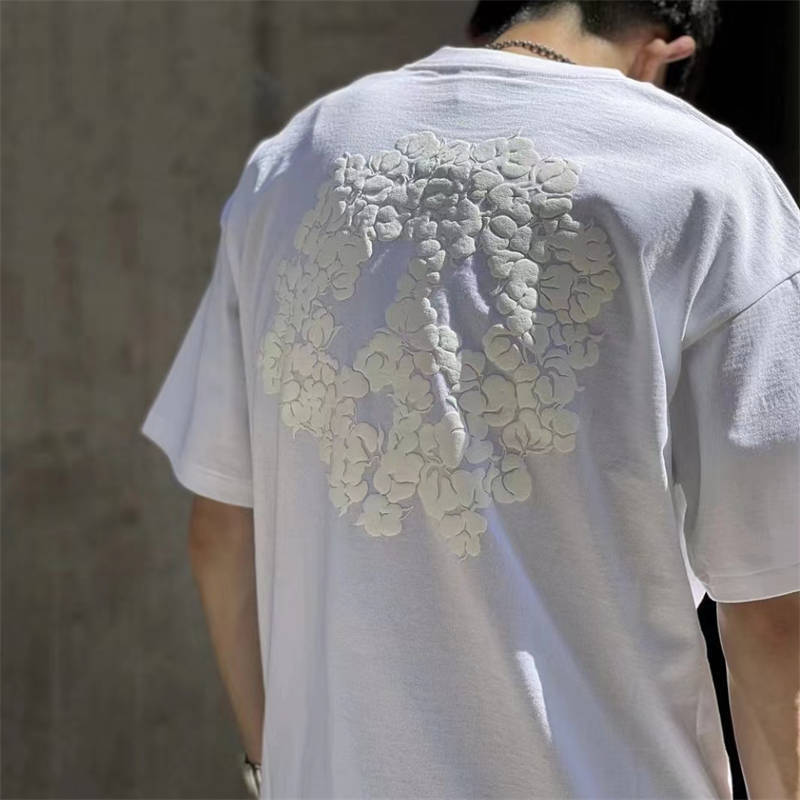 Readymade Denim Tears Jesus Print Cotton Wreath T-shirt