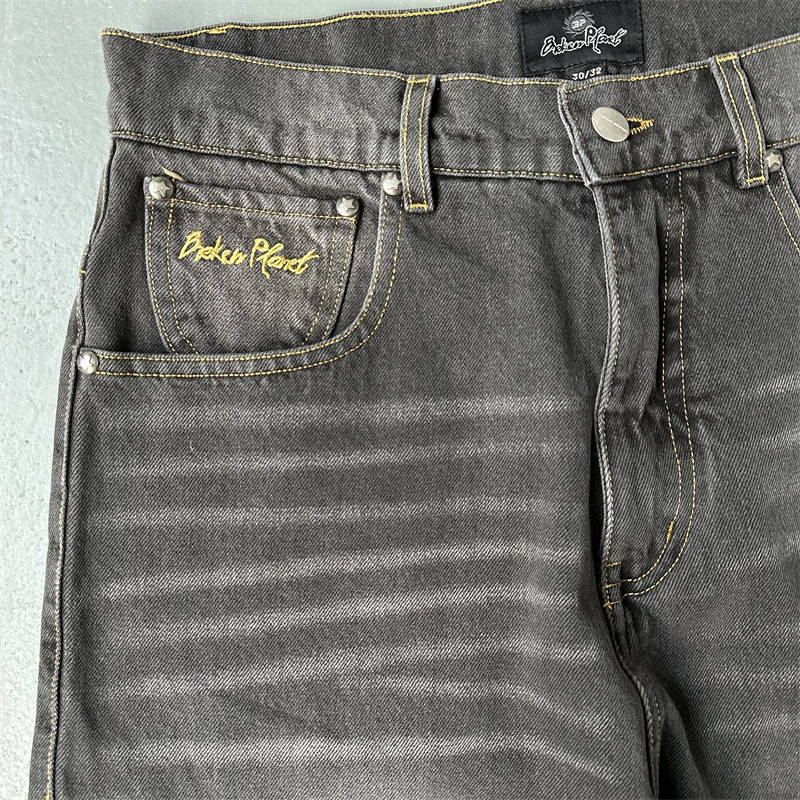 Broken Planet Denim Jeans Brokenplanet Wide-Leg Pants