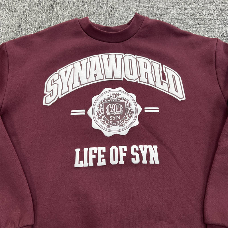 Syna World Varsity Sweatshirt and Shorts Set