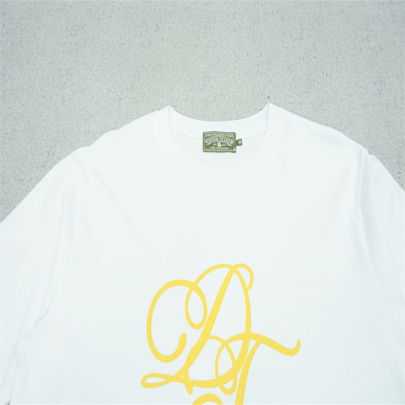 Denim Tears Men's Metallic Gold Script T-Shirt