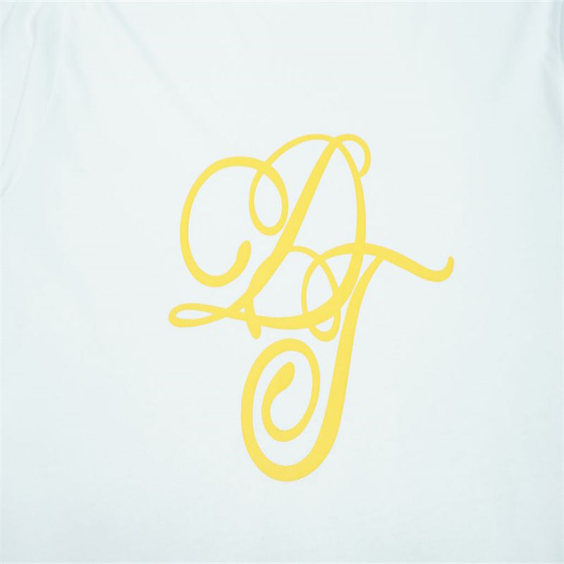 Denim Tears Men's Metallic Gold Script T-Shirt