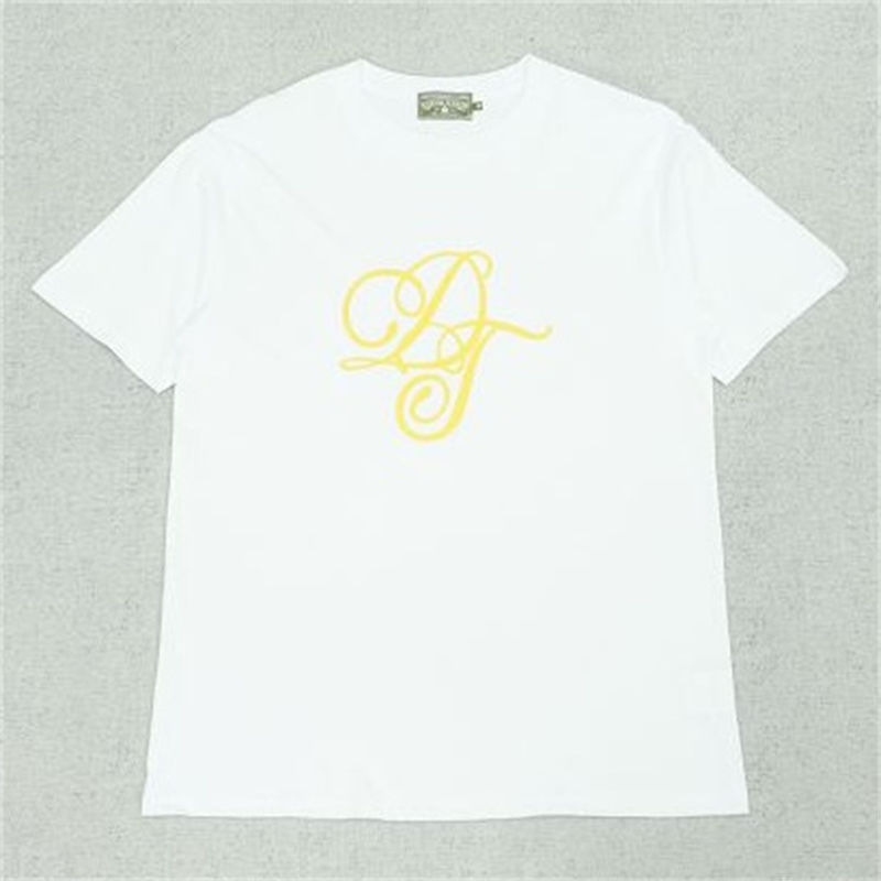 Denim Tears Men's Metallic Gold Script T-Shirt