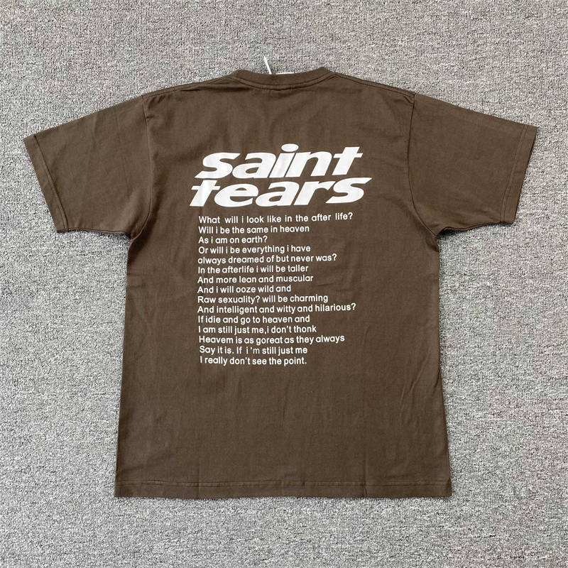 Denim Tears x Saint Michael T Shirt Jesus Print Tees