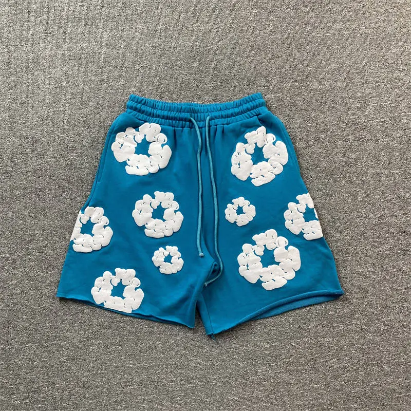Denim Tears Cotton Wreath Tee and Shorts