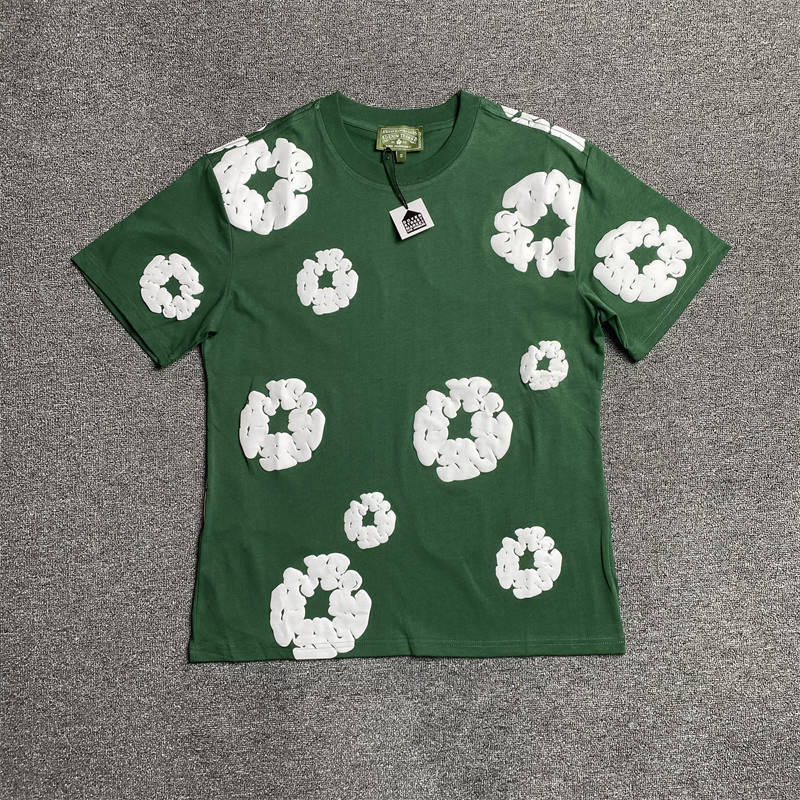 Denim Tears Cotton Wreath Tee and Shorts