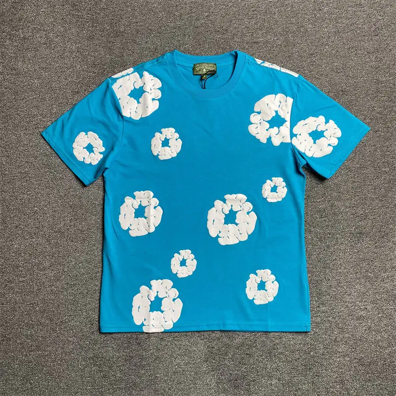 Denim Tears Cotton Wreath Tee and Shorts