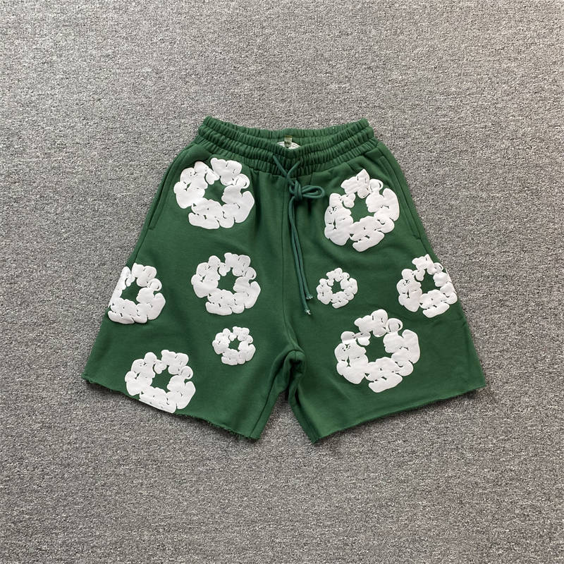 Denim Tears Cotton Wreath Tee and Shorts