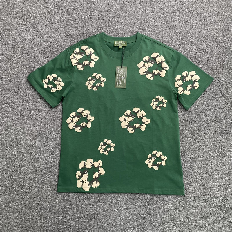 Denim Tears x Cactus Plant Flea Market Cactus Kapok T Shirt and Shorts