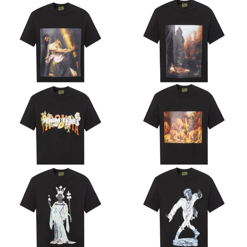 Denim Tears Offset Oil Painting T-shirt
