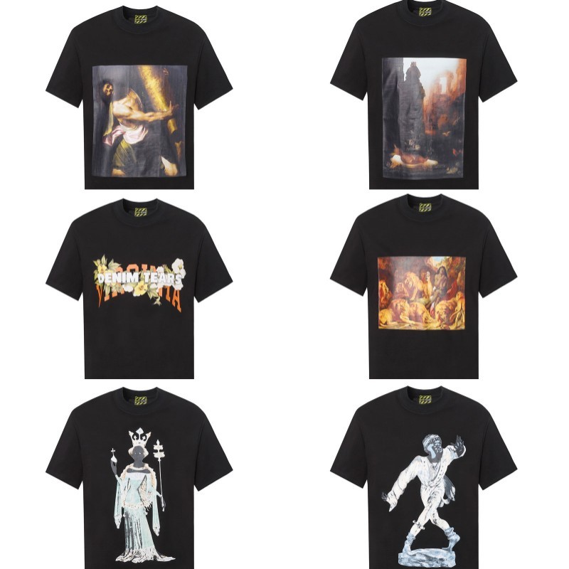 Denim Tears Offset Oil Painting T-shirt