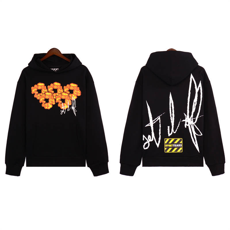 Denim Tears Offset Hoodie Wreath Cotton Sweatshirt