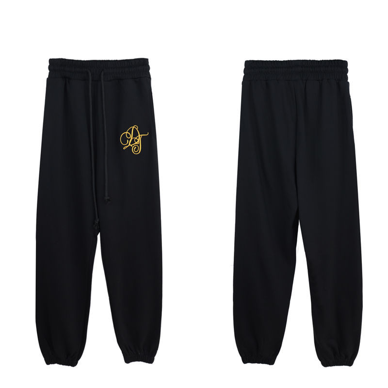 Denim Tears Metallic Gold Script Hoodie and Sweatpant
