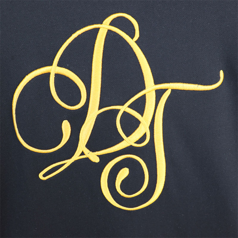 Denim Tears Metallic Gold Script Hoodie and Sweatpant