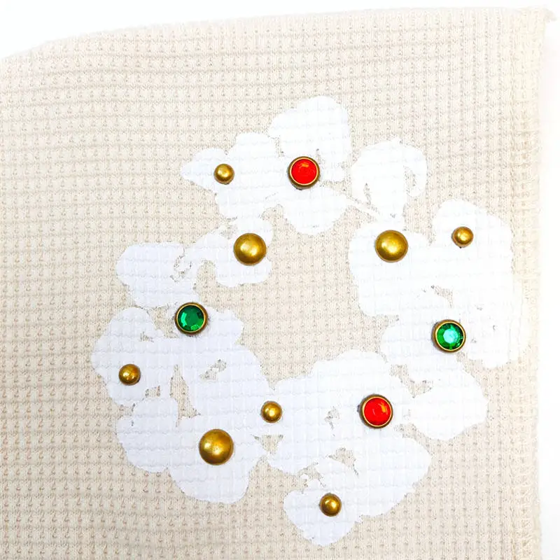 Denim Tears Rhinestone Durag Cotton Wreath Kerchief