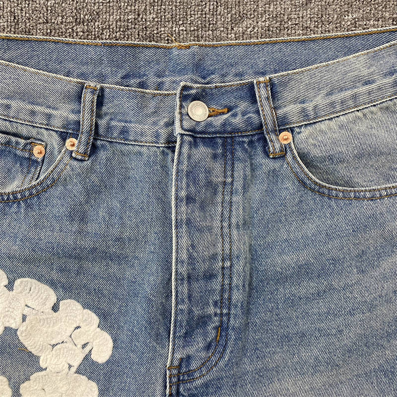 Denim Tears Cotton Wreath Shorts​ Embroideries Levi's Jeans