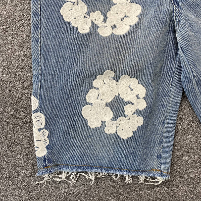 Denim Tears Cotton Wreath Shorts​ Embroideries Levi's Jeans