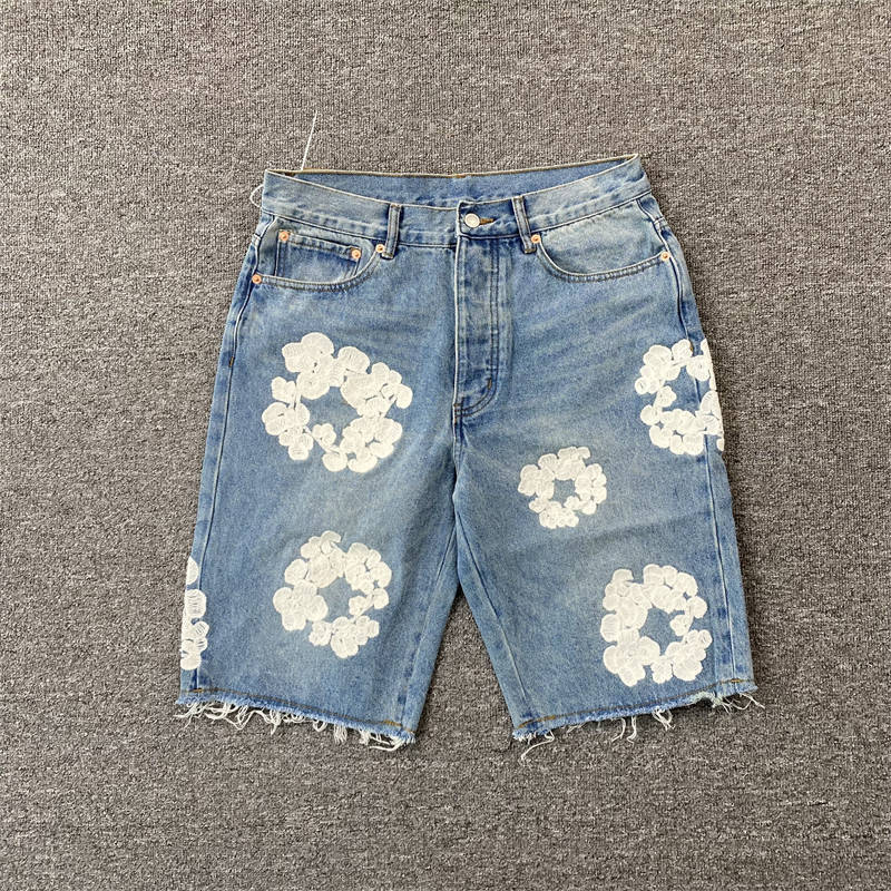 Denim Tears Cotton Wreath Shorts​ Embroideries Levi's Jeans
