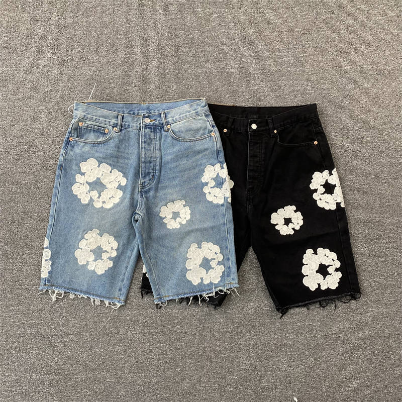 Denim Tears Cotton Wreath Shorts​ Embroideries Levi's Jeans