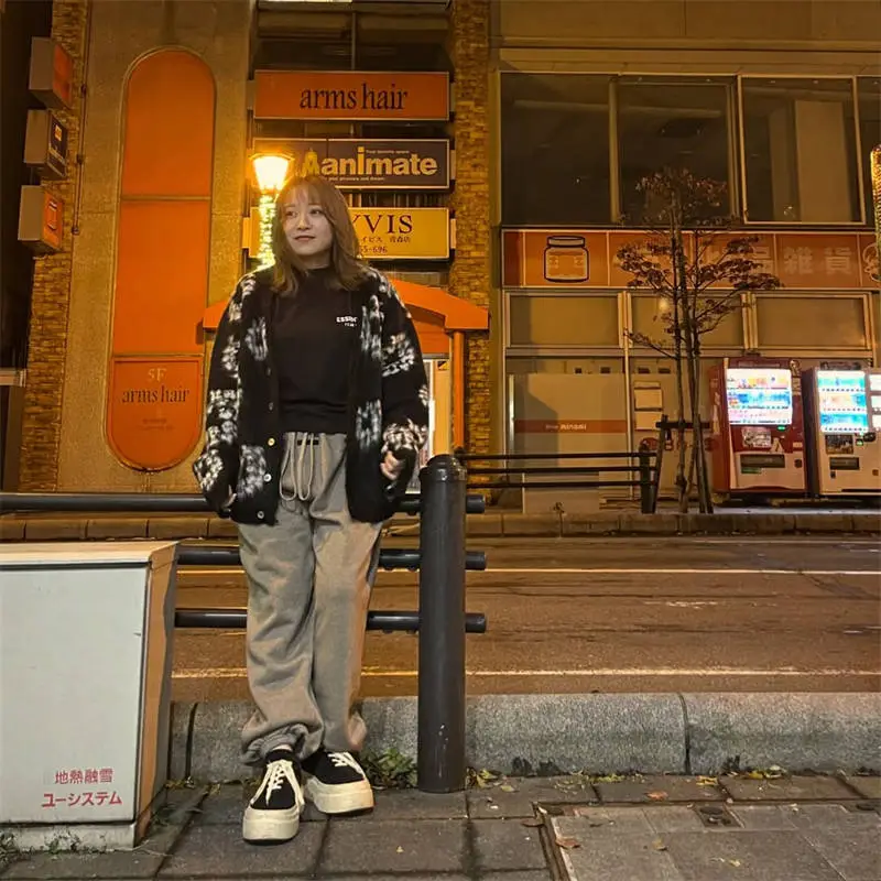 Denim Tears Sweater Saint Mxxxxxx Mohair Cardigan Wearing Effect