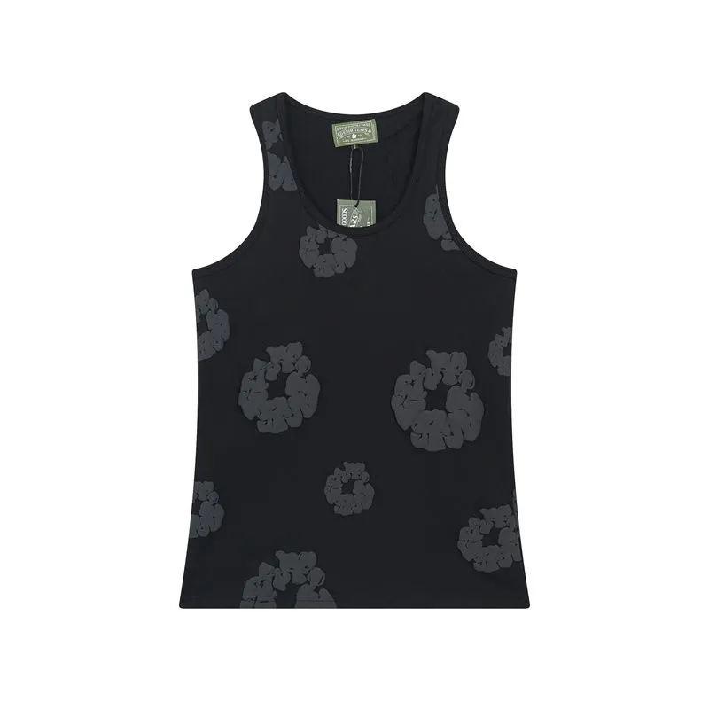 Denim Tears Vest Men's Cotton Wreath Tank Top