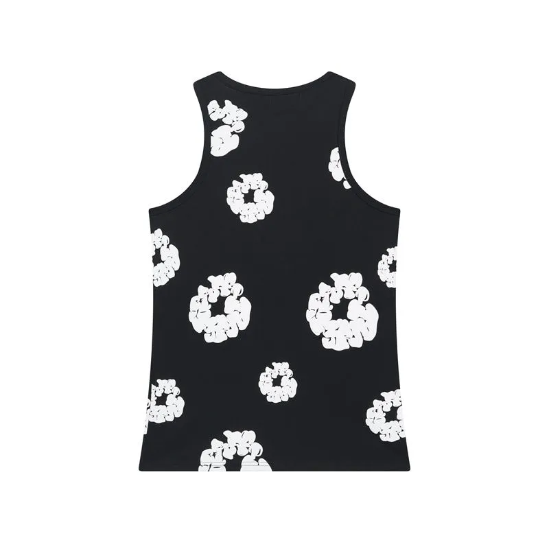 Denim Tears Vest Men's Cotton Wreath Tank Top