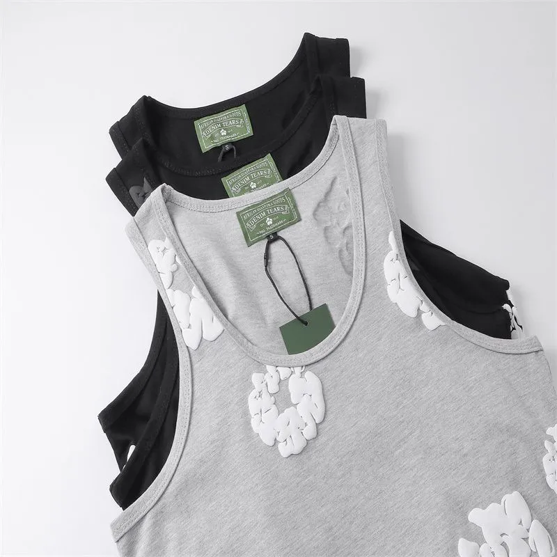 Denim Tears Vest Men's Cotton Wreath Tank Top