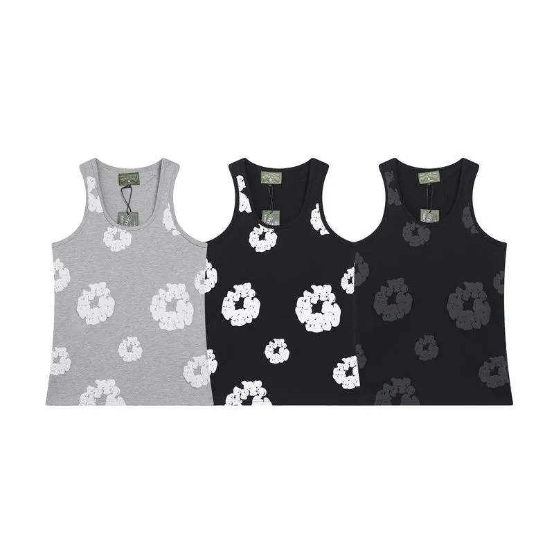 Denim Tears Vest Men's Cotton Wreath Tank Top