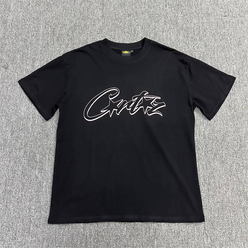 Corteiz Logo Tee Lettering Graphic Printed Top