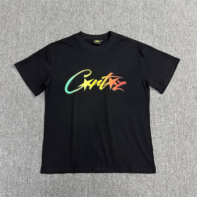 Corteiz Logo Tee Lettering Graphic Printed Top