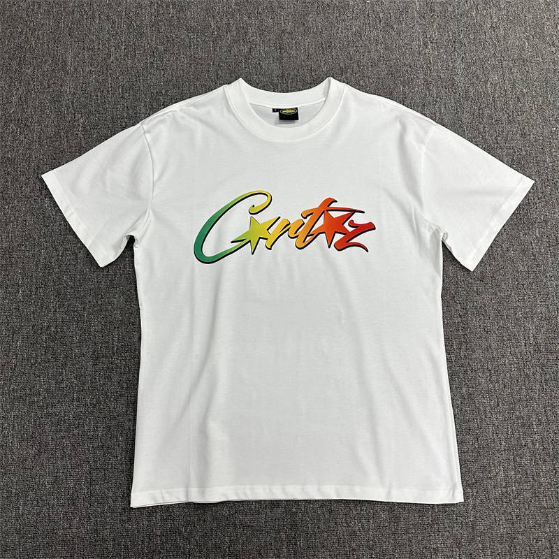 Corteiz Logo Tee Lettering Graphic Printed Top