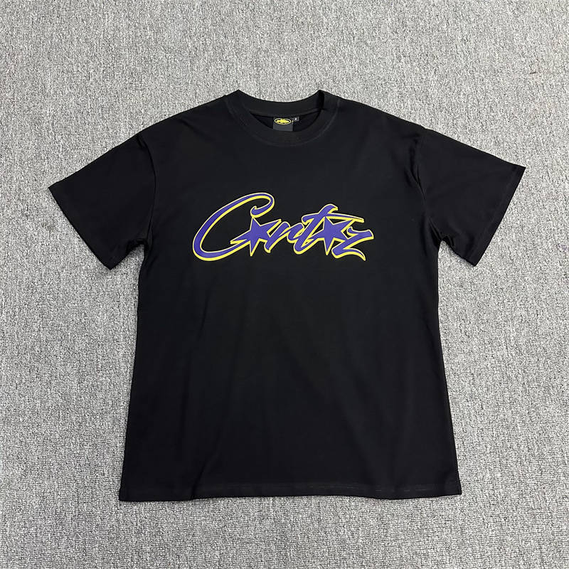 Corteiz Logo Tee Lettering Graphic Printed Top