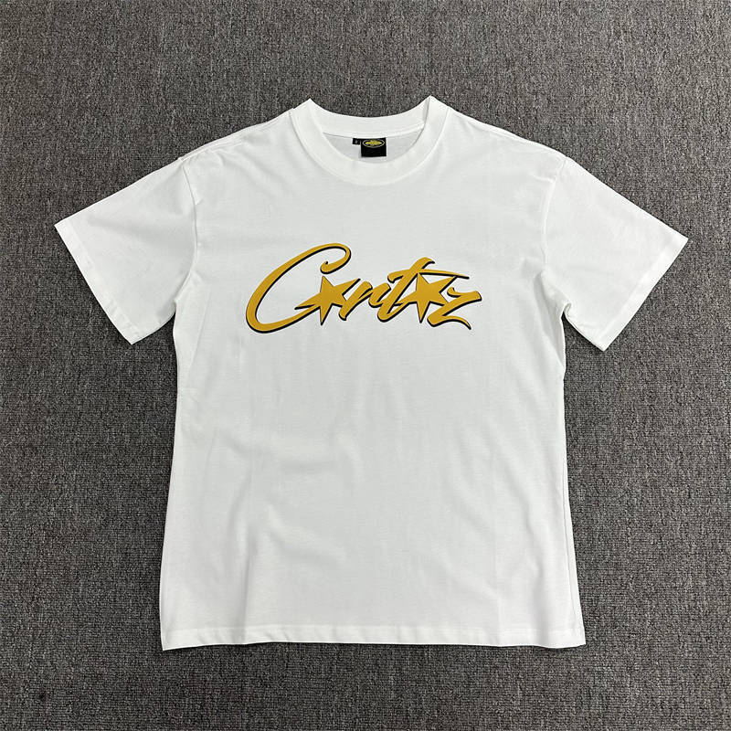 Corteiz Logo Tee Lettering Graphic Printed Top