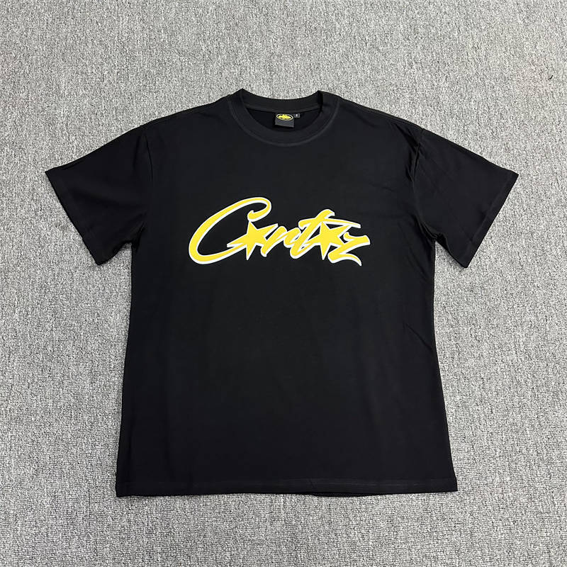 Corteiz Logo Tee Lettering Graphic Printed Top