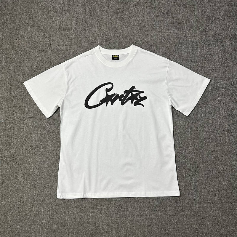 Corteiz Logo Tee Lettering Graphic Printed Top