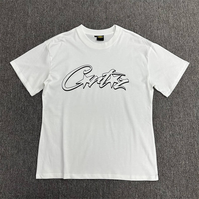 Corteiz Logo Tee Lettering Graphic Printed Top