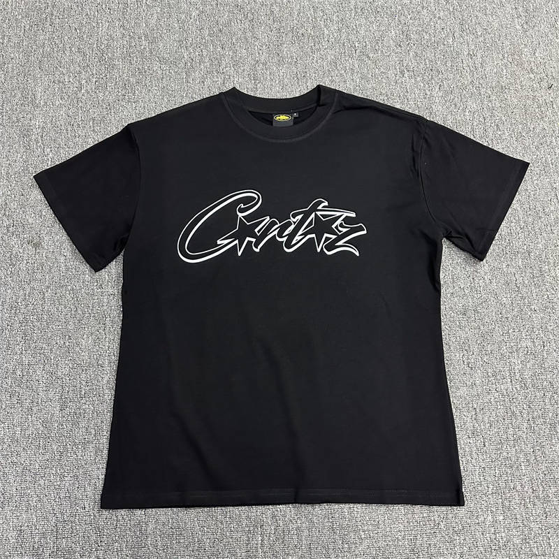 Corteiz Logo Tee Lettering Graphic Printed Top