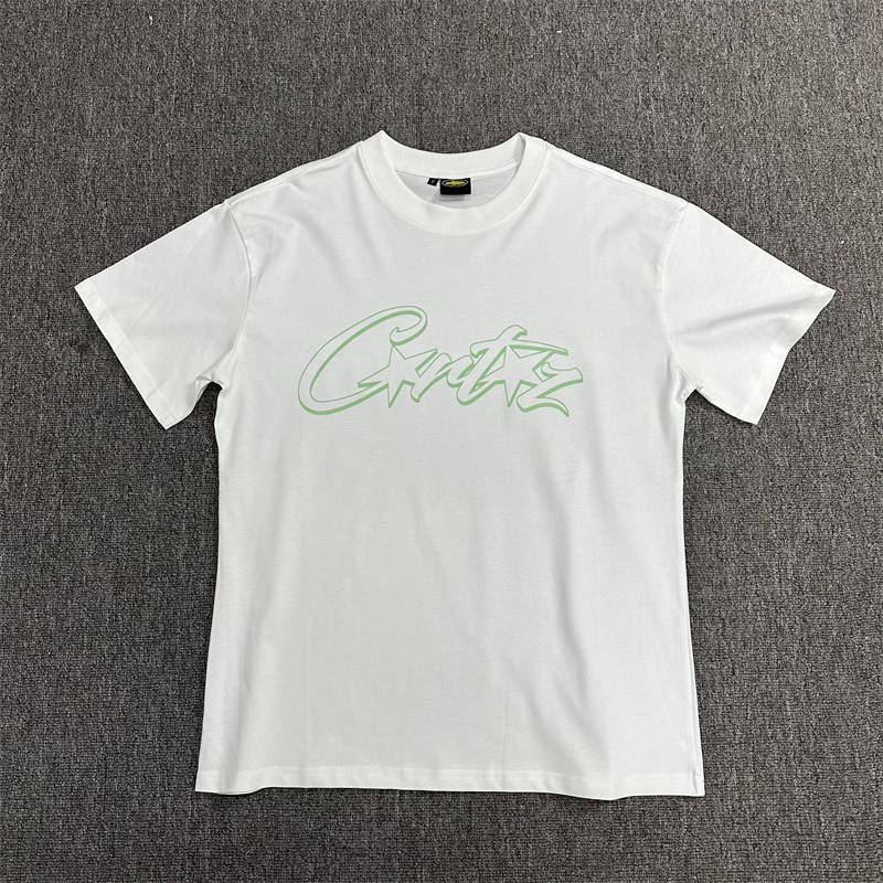 Corteiz Logo Tee Lettering Graphic Printed Top