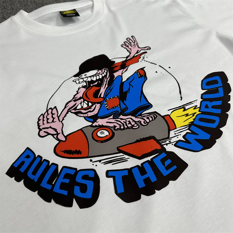Corteiz Alcatraz T Shirt Rules The World Rocketman Tee